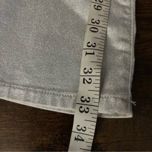 Free People We The Free Jayde Metallic Flare Jeans Size 30 NWT NEW High Rise - Picture 15 of 16